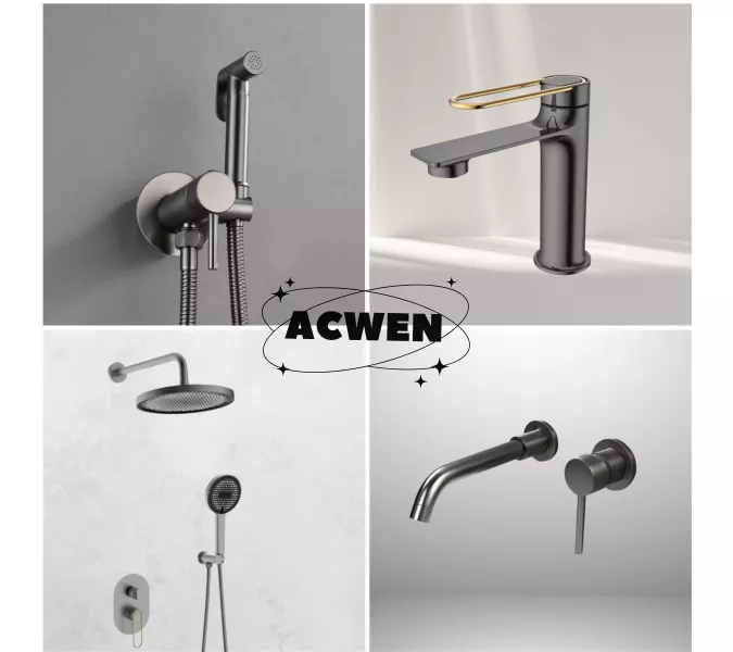 Душ гигиенический ACWEN 82003GG графит, Выбрать цвет: Графит, изображение 19