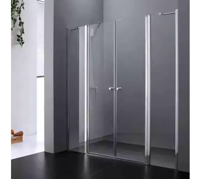 Душевая дверь CEZARES ELENA-W-B-22-C-Cr, Цвет стекла: Прозрачный, Цвет профиля: Хром, Выбрать размер: 180