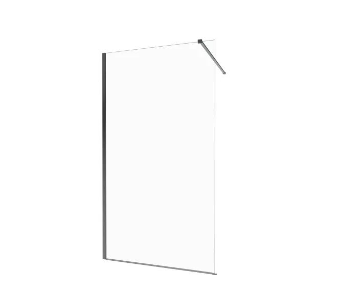 Душевая перегородка Triton Плано 80/100 Хром, Цвет профиля: Хром, Выбрать размер: 80, изображение 3