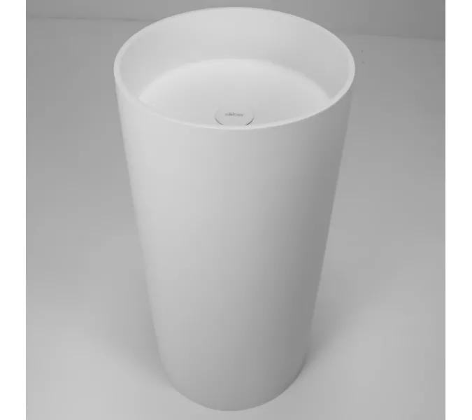 Раковина отдельностоящая ABBER Stein AS2516 белая матовая, изображение 5