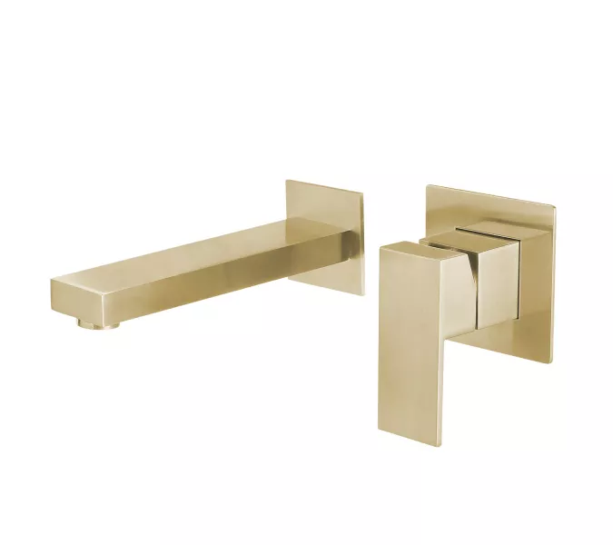 Смеситель ABBER Daheim AF8212G для раковины скрытого монтажа, золото матовое, Выбрать цвет: Золото матовое