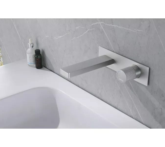 Смеситель ABBER Rund AF8712SP для раковины скрытого монтажа, сатин, Выбрать цвет: Сатин, изображение 2