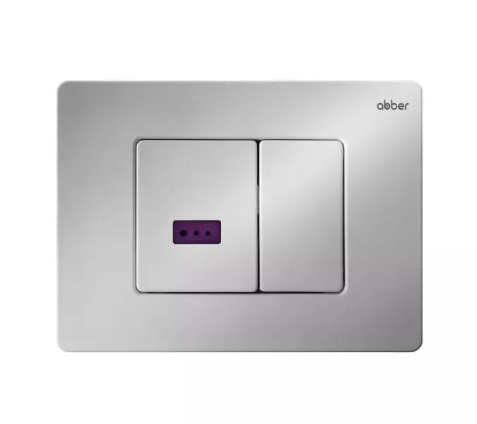 Кнопка смыва сенсорная ABBER AC0122S хром глянцевый, Выбрать цвет: Хром