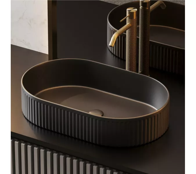 Раковина накладная ABBER Bequem AC2116MB черная матовая, Выбрать цвет: Черный матовый, изображение 3