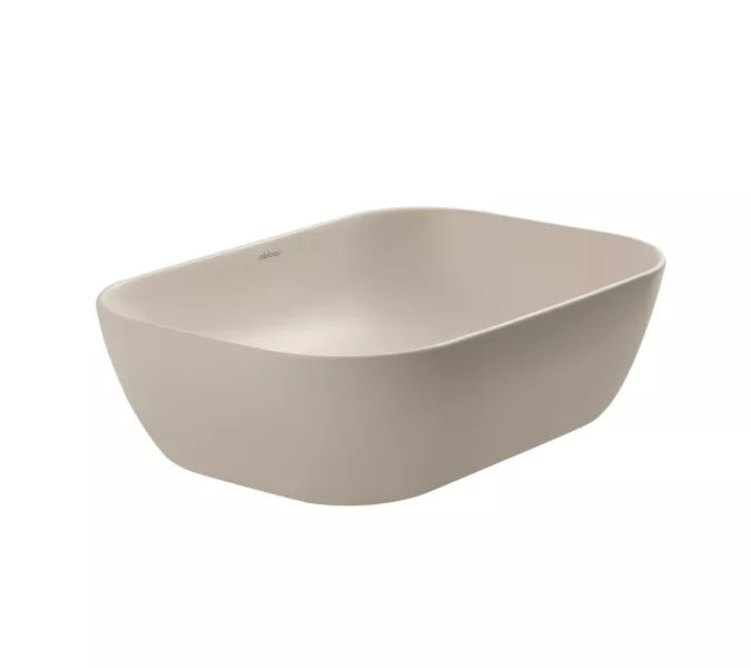 Раковина накладная ABBER Rechteck AC2200MBE светло-бежевая матовая, Выбрать цвет: Светло-бежевый матовый, изображение 3