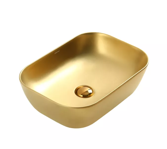 Раковина накладная ABBER Rechteck AC2200MMG золото матовое, Выбрать цвет: Золото матовое