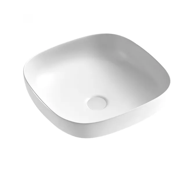 Раковина накладная ABBER Rechteck AC2217 белая, Выбрать цвет: Белый