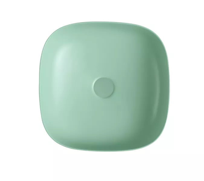 Раковина накладная ABBER Rechteck AC2217MBG зеленая матовая, Выбрать цвет: Зеленый матовый, изображение 2