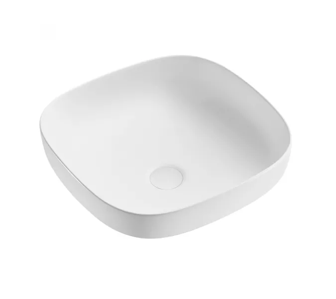 Раковина накладная ABBER Rechteck AC2217MW белая матовая, Выбрать цвет: Белый матовый