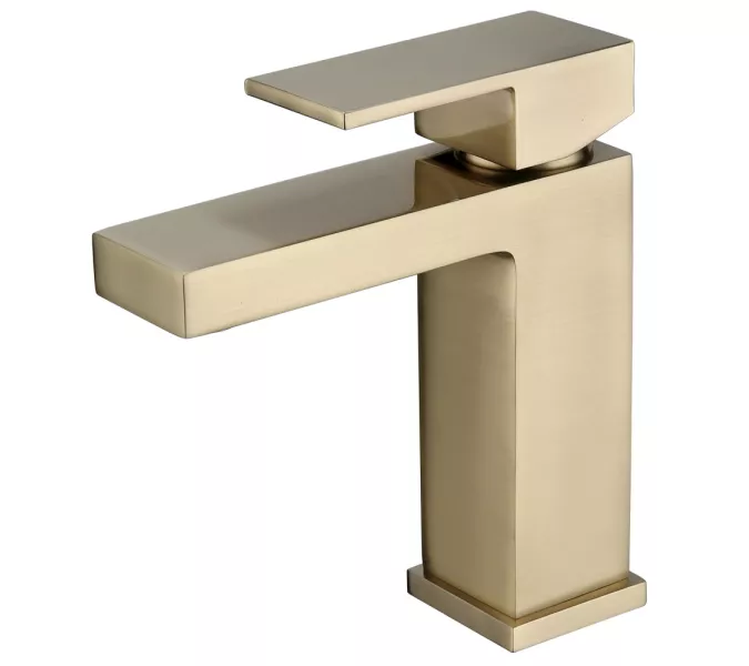 Смеситель ABBER Daheim AF8210G для раковины, золото матовое, Выбрать цвет: Золото матовое