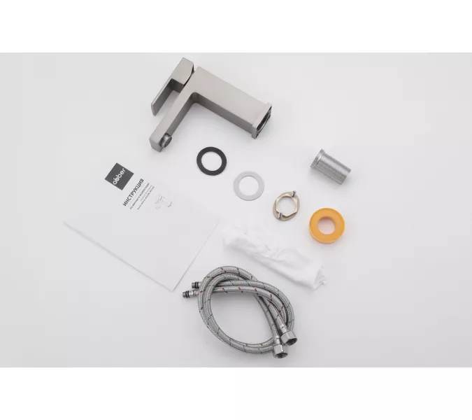 Смеситель ABBER Daheim AF8210SP для раковины, сатин, Выбрать цвет: Сатин, изображение 3