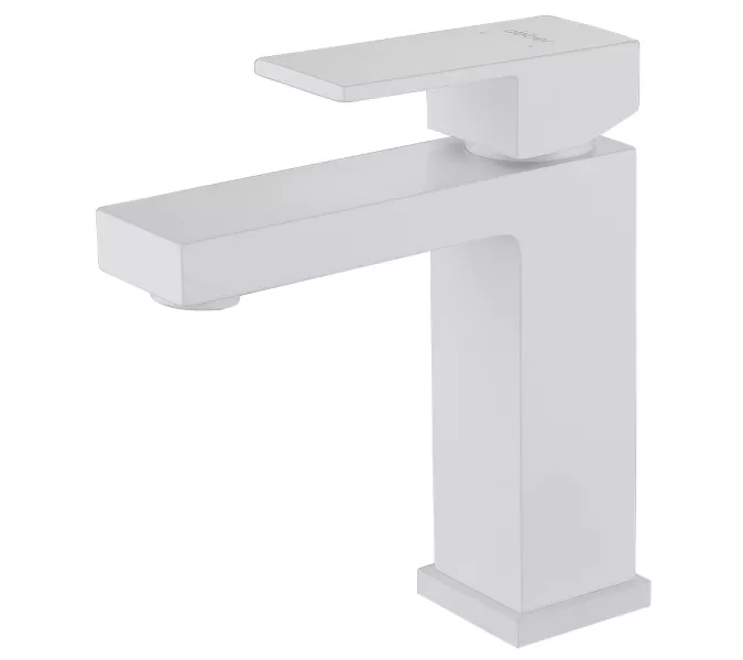 Смеситель ABBER Daheim AF8210W для раковины, белый матовый, Выбрать цвет: Белый матовый