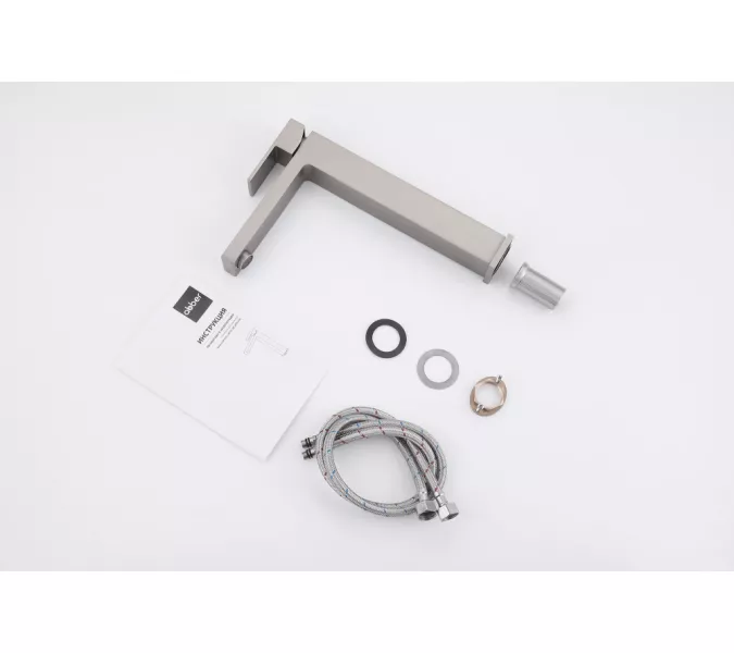 Смеситель ABBER Daheim AF8211SP для раковины, сатин, Выбрать цвет: Сатин, изображение 3