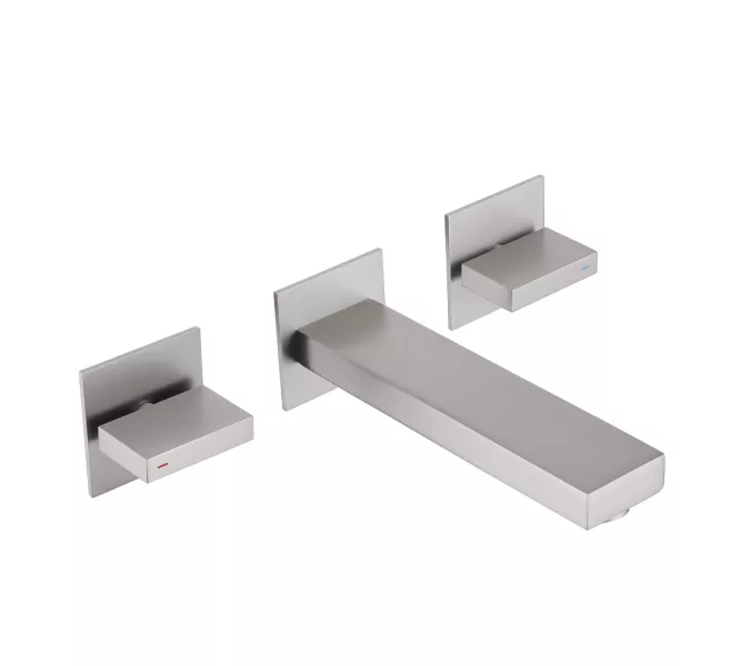 Смеситель ABBER Daheim AF82122SP для раковины скрытого монтажа, сатин, Выбрать цвет: Сатин