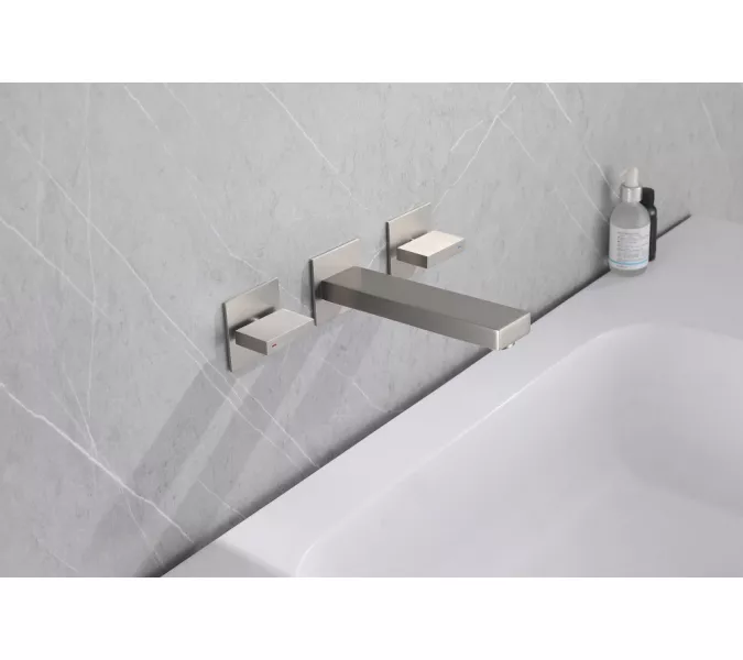 Смеситель ABBER Daheim AF82122SP для раковины скрытого монтажа, сатин, Выбрать цвет: Сатин, изображение 2