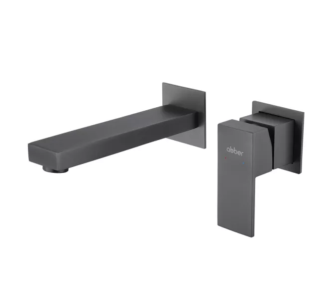 Смеситель ABBER Daheim AF8212NG для раковины скрытого монтажа, никель, Выбрать цвет: Никель