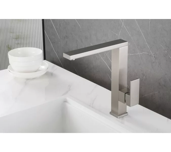 Смеситель ABBER Daheim AF8214SP для кухни, сатин, Выбрать цвет: Сатин, изображение 2