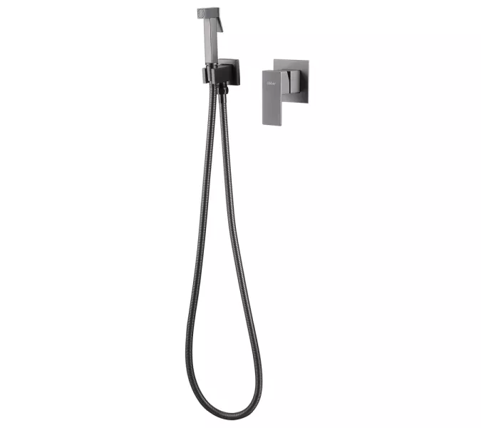 Смеситель ABBER Daheim AF8225NG с гигиеническим душем, никель, Выбрать цвет: Никель, изображение 2