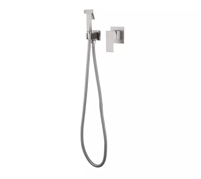 Смеситель ABBER Daheim AF8225SP с гигиеническим душем, сатин, Выбрать цвет: Сатин, изображение 2