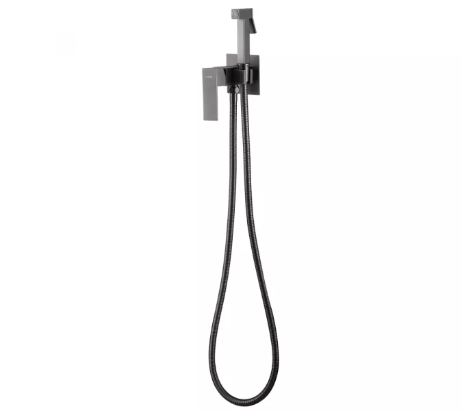 Смеситель ABBER Daheim AF8226NG с гигиеническим душем, никель, Выбрать цвет: Никель, изображение 2