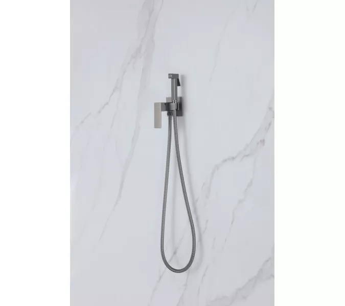 Смеситель ABBER Daheim AF8226NG с гигиеническим душем, никель, Выбрать цвет: Никель, изображение 3