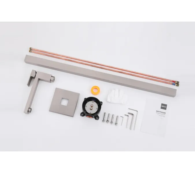 Смеситель ABBER Daheim AF8241SP напольный для раковины, сатин, Выбрать цвет: Сатин, изображение 3