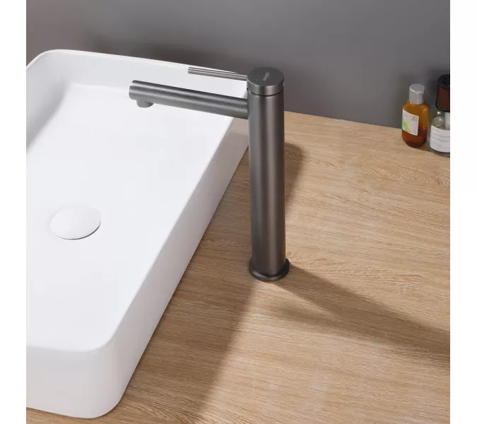 Смеситель ABBER Emotion AF8811NG для накладной раковины, никель, Выбрать цвет: Никель, изображение 2