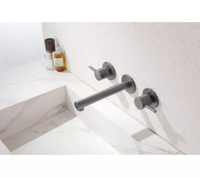 Смеситель ABBER Emotion AF88121NG скрытого монтажа для раковины, никель, Выбрать цвет: Никель, изображение 2