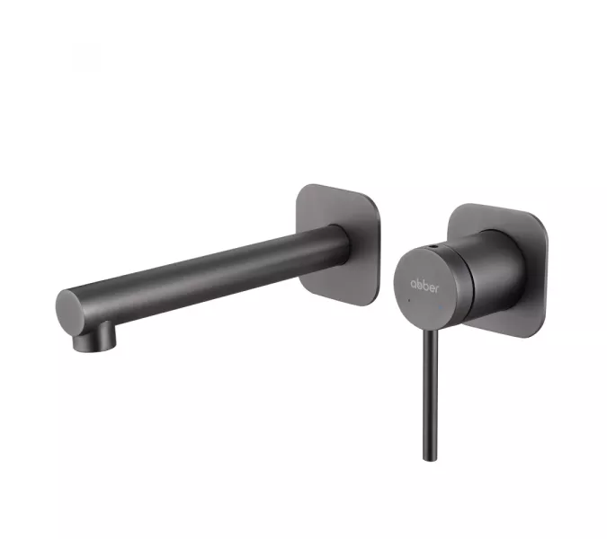 Смеситель ABBER Emotion AF8812NG для раковины скрытого монтажа, никель, Выбрать цвет: Никель