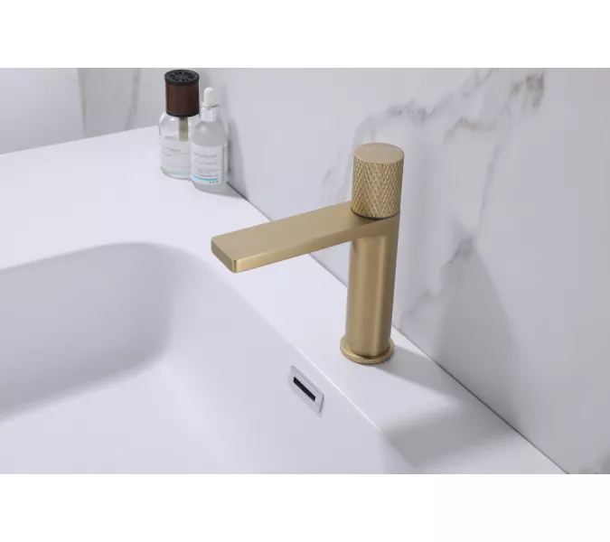 Смеситель ABBER Rund AF8710G для раковины, золото матовое, Выбрать цвет: Золото матовое, изображение 2