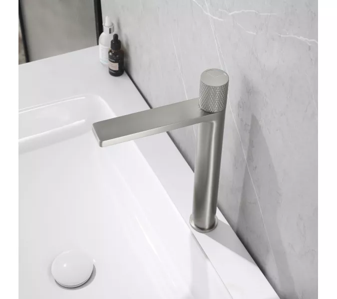 Смеситель ABBER Rund AF8711SP для накладной раковины, сатин, Выбрать цвет: Сатин, изображение 2