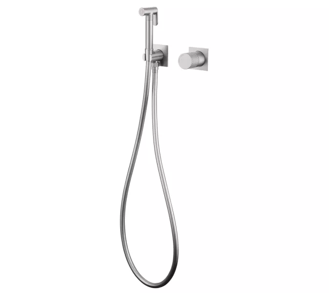 Смеситель ABBER Rund AF8725SP с гигиеническим душем, сатин, Выбрать цвет: Сатин, изображение 2