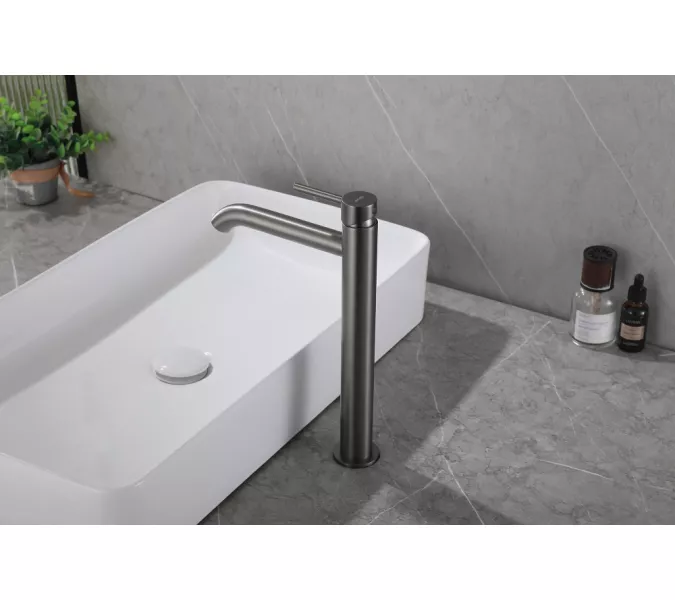 Смеситель ABBER Wasser Kreis AF8111NG для накладной раковины, никель, Выбрать цвет: Никель, изображение 2