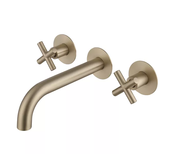 Смеситель ABBER Wasser Kreis AF81121G для раковины скрытого монтажа, золото матовое, Выбрать цвет: Золото матовое