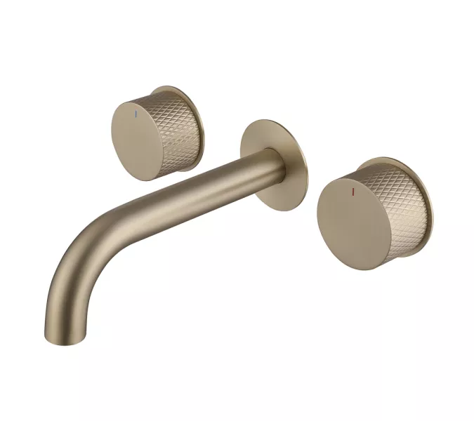 Смеситель ABBER Wasser Kreis AF81122G для раковины скрытого монтажа, золото матовое, Выбрать цвет: Золото матовое