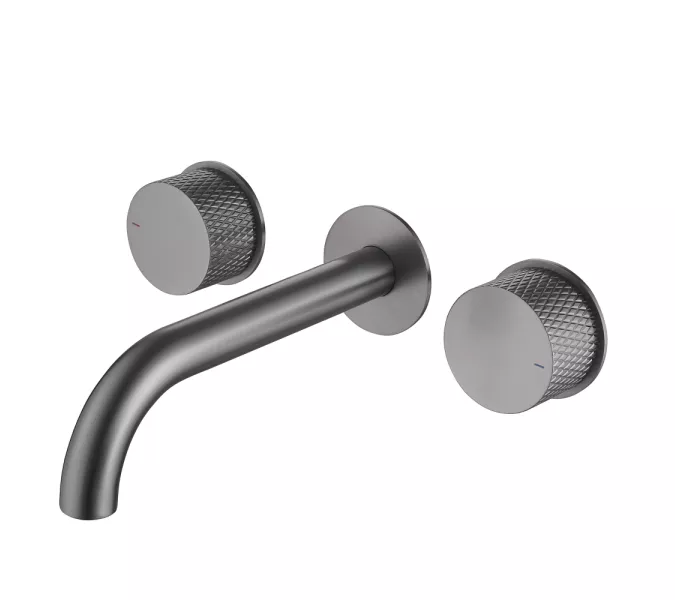 Смеситель ABBER Wasser Kreis AF81122NG для раковины скрытого монтажа, никель, Выбрать цвет: Никель