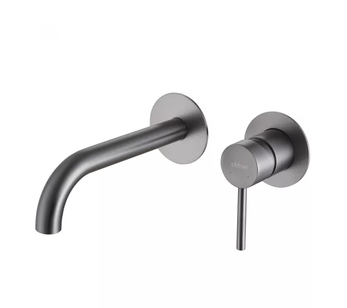 Смеситель ABBER Wasser Kreis AF8112NG для раковины скрытого монтажа, никель, Выбрать цвет: Никель