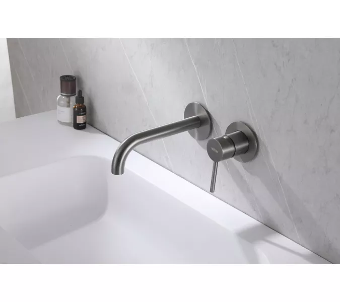 Смеситель ABBER Wasser Kreis AF8112NG для раковины скрытого монтажа, никель, Выбрать цвет: Никель, изображение 2