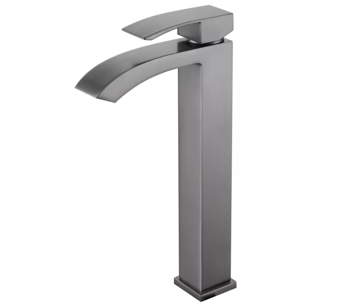 Смеситель ABBER Wasserfall AF8611NG для накладной раковины, никель, Выбрать цвет: Никель