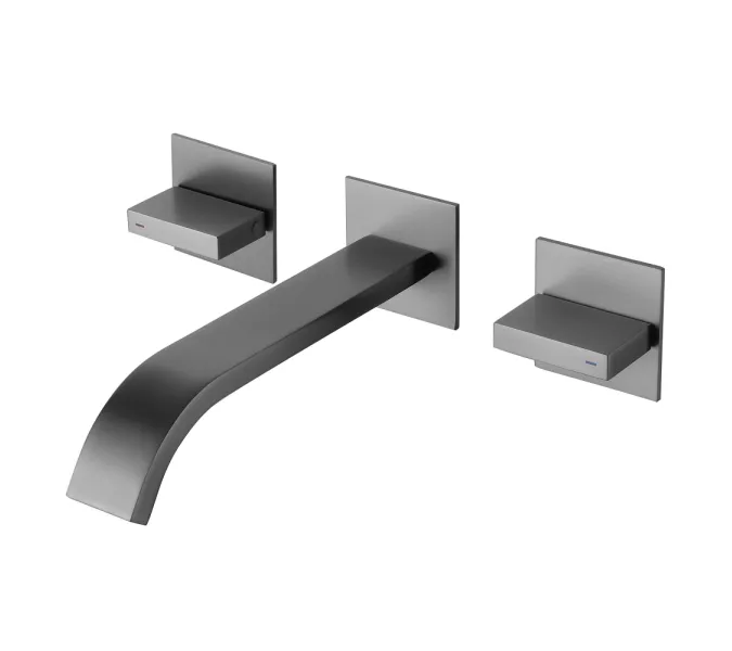 Смеситель ABBER Wasserfall AF8612NG для раковины скрытого монтажа, никель, Выбрать цвет: Никель