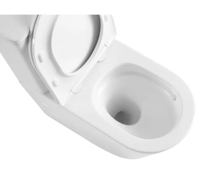 Унитаз ABBER Bequem AC1112T компакт белый, безободковый, смыв торнадо, изображение 2
