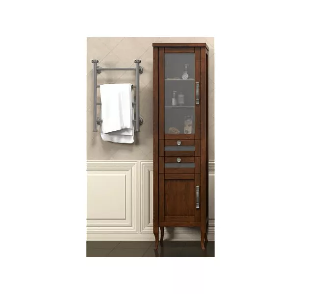 Пенал одностворчатый левый OPADIRIS  Мираж  светлый орех, Ориентация: Левая, Выбрать цвет: Светлый орех, изображение 4