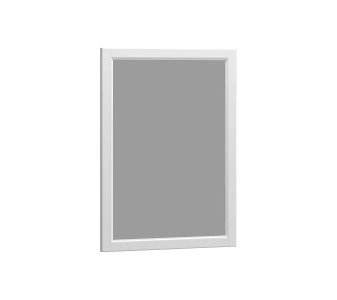 Зеркало OPADIRIS Омега белый матовый, Выбрать цвет: Белый матовый, Выбрать размер: 65