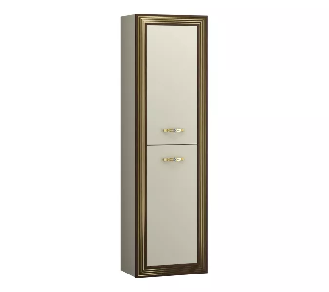 Пенал OPADIRIS Карат Бежевый глянцевый с золотой патиной, универсальный, Выбрать цвет: Золото