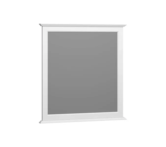 Зеркало Opadiris Кантара-85 Белый матовый, Выбрать цвет: Белый, Выбрать размер: 85