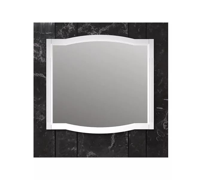 Зеркало Opadiris Лаура, Выбрать размер: 100, Выбрать цвет: Белый/хром, изображение 2