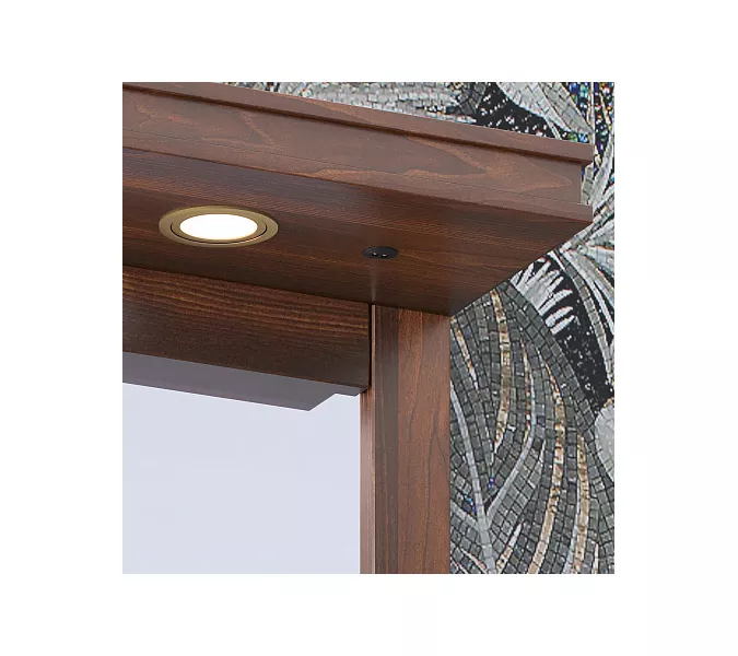 Зеркало OPADIRIS Мираж 65/80, светлый орех, Выбрать размер: 65, изображение 4