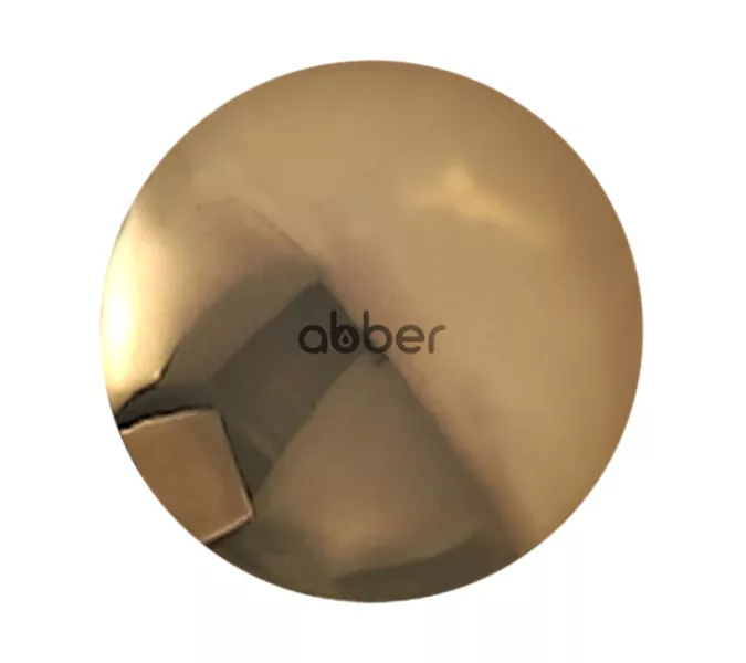 Накладка на слив для раковины ABBER AC0014GG золото, керамика, Выбрать цвет: Золото