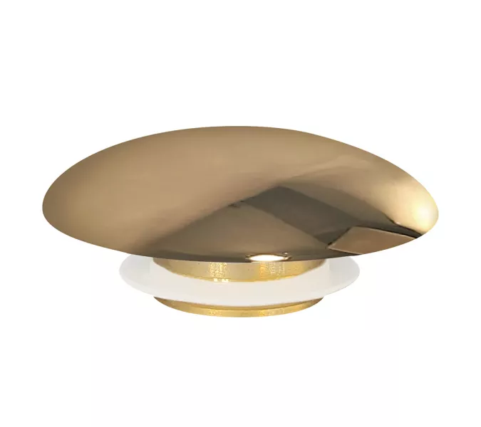 Накладка на слив для раковины ABBER AC0014GG золото, керамика, Выбрать цвет: Золото, изображение 2