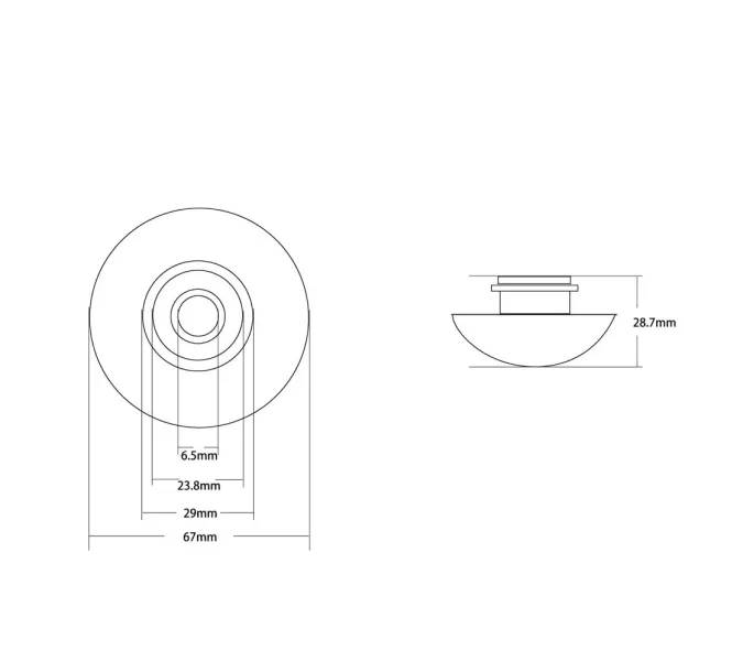 Накладка на слив для раковины ABBER AC0014GG золото, керамика, Выбрать цвет: Золото, изображение 3